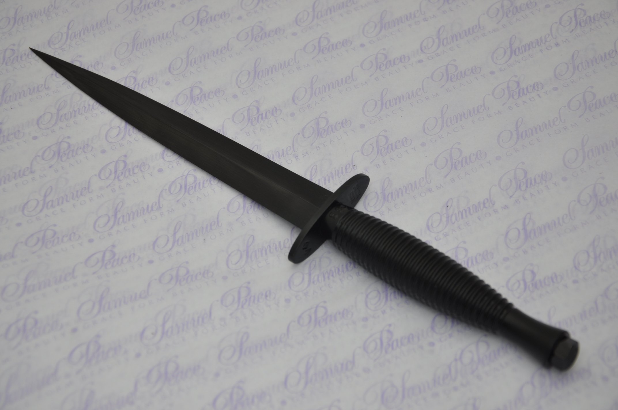 NEW GENUINE THIRD PATTERN BLACK COMMANDO KNIFE SHEFFIELD FAIRBAIRN SYKES J NOWILL AND SONS