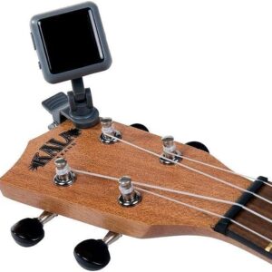 Kala Klipz Rechargeable Chromatic Clip-On Tuner for Guitar/Bass/Violin/Ukulele, Black