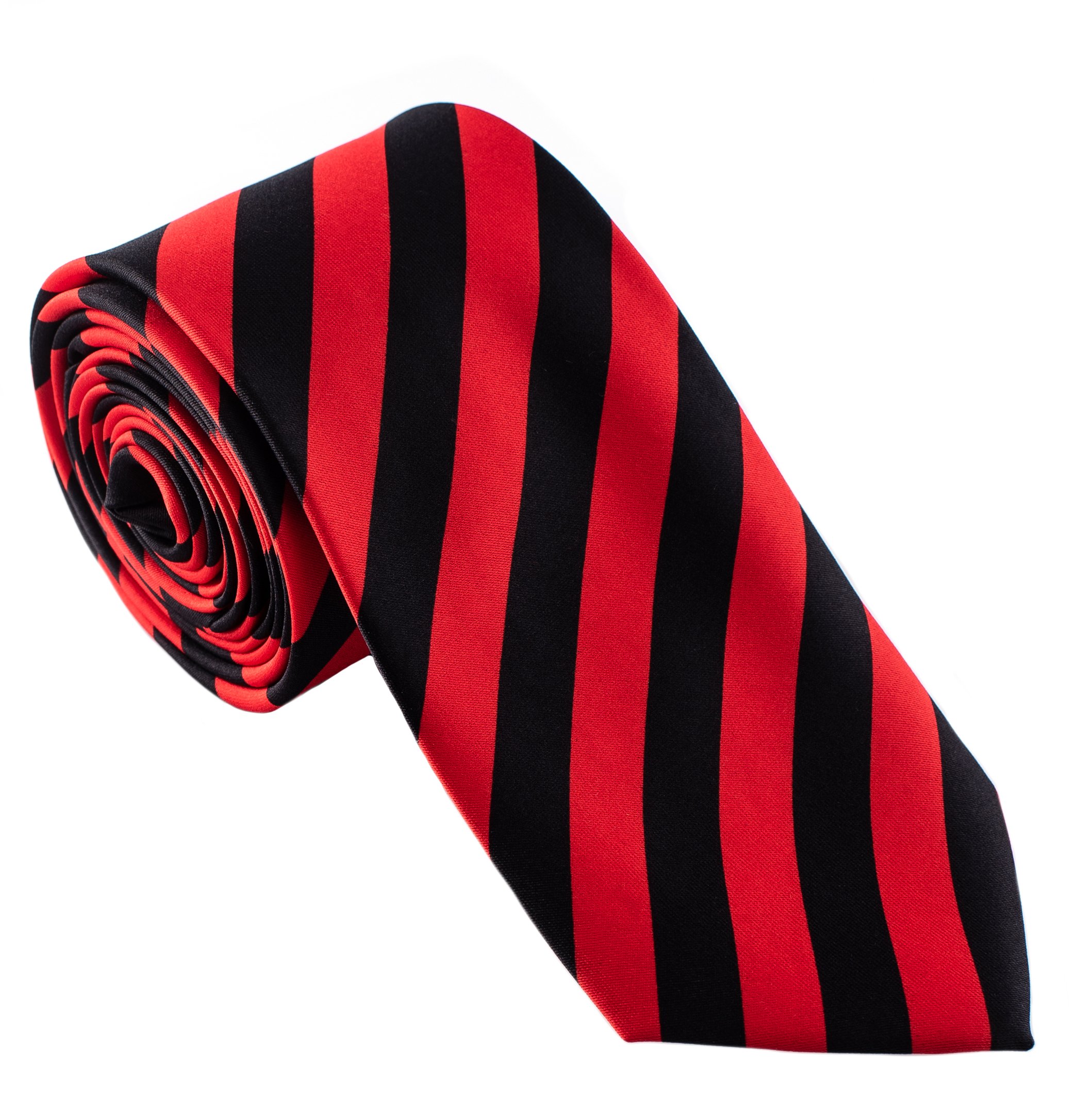 Mens Fashion Striped Tie - Great for Weddings, Parties, Costumes, Halloween - Many Colors to Choose From