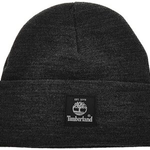 Timberland Short Watch Cap, Charcoal Heather Gray, One Size