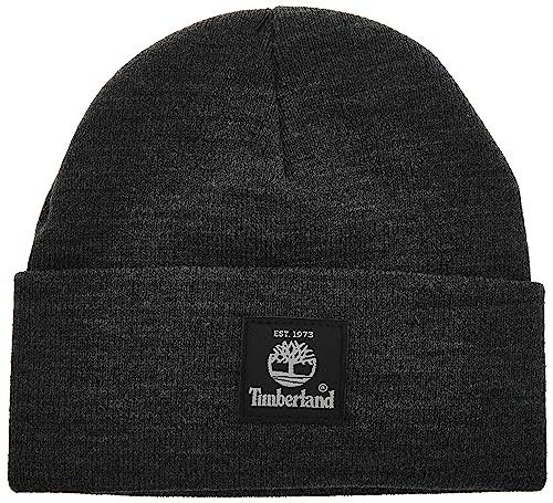 Timberland Short Watch Cap, Charcoal Heather Gray, One Size