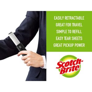 Scotch-Brite Mini Travel Lint Roller, Works Great On Pet Hair, 6 Rollers, 30 Sheets Per Roll, 180 Sheets Total