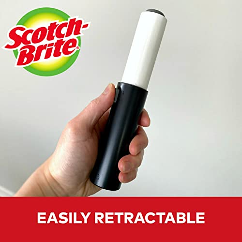 Scotch-Brite Mini Travel Lint Roller, Works Great On Pet Hair, 6 Rollers, 30 Sheets Per Roll, 180 Sheets Total