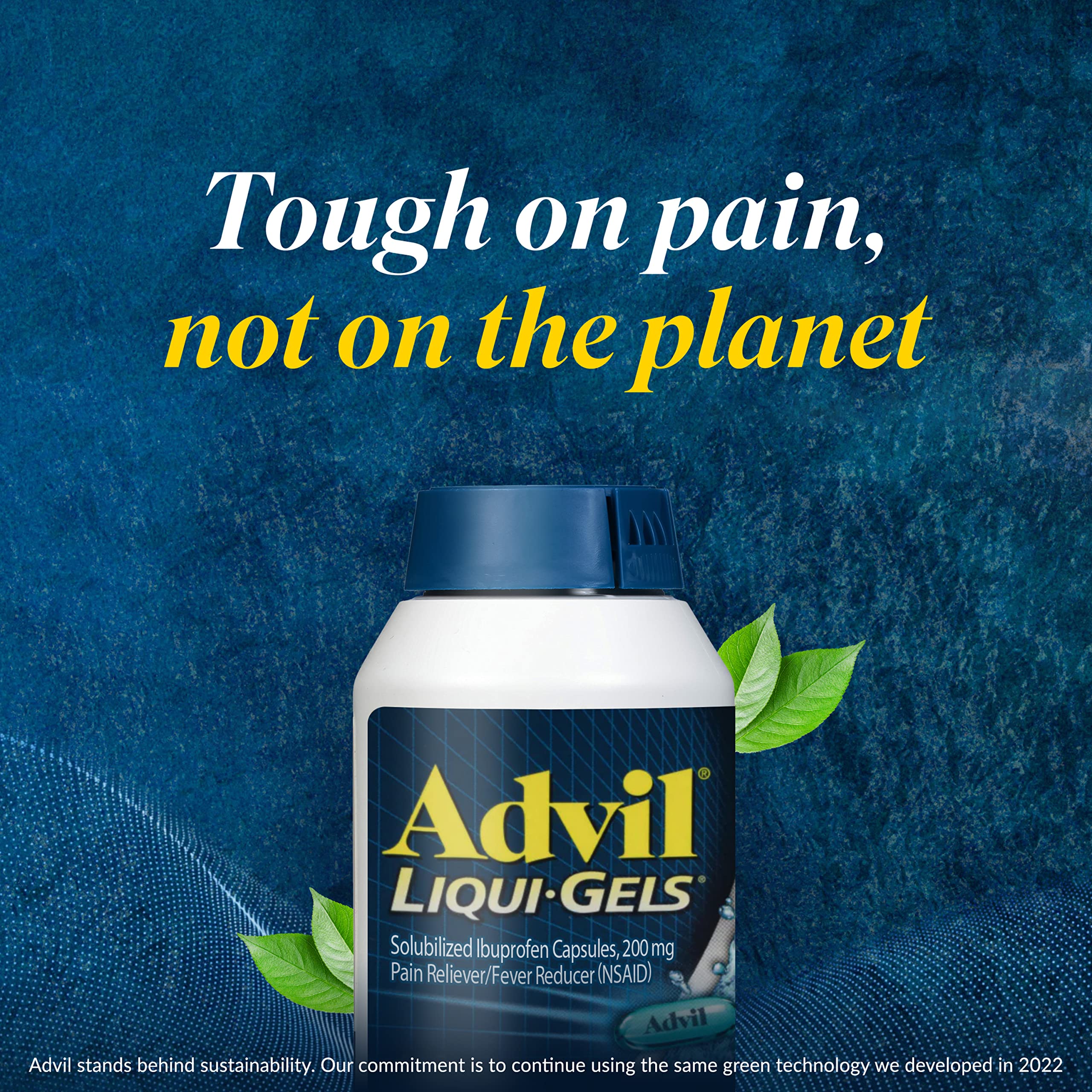 Advil Liqui-Gels minis Pain Reliever and Fever Reducer, Pain Medicine for Adults with Ibuprofen 200mg for Pain Relief - 200 Liquid Filled Capsules