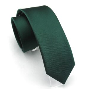 Solid Color Slim Ties Pure Color Necktie Mens Ties 2.4'' (6cm)+ Gift Box