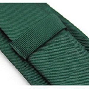 Solid Color Slim Ties Pure Color Necktie Mens Ties 2.4'' (6cm)+ Gift Box