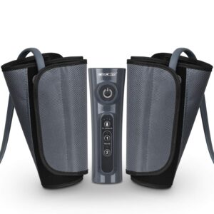 CINCOM Leg Massager for Circulation and Pain Relief, Air Compression Calf Massager with 2 Modes 3 Intensities Helpful for RLS Edema and Muscles Relaxation Gifts - FSA HSA Eligible