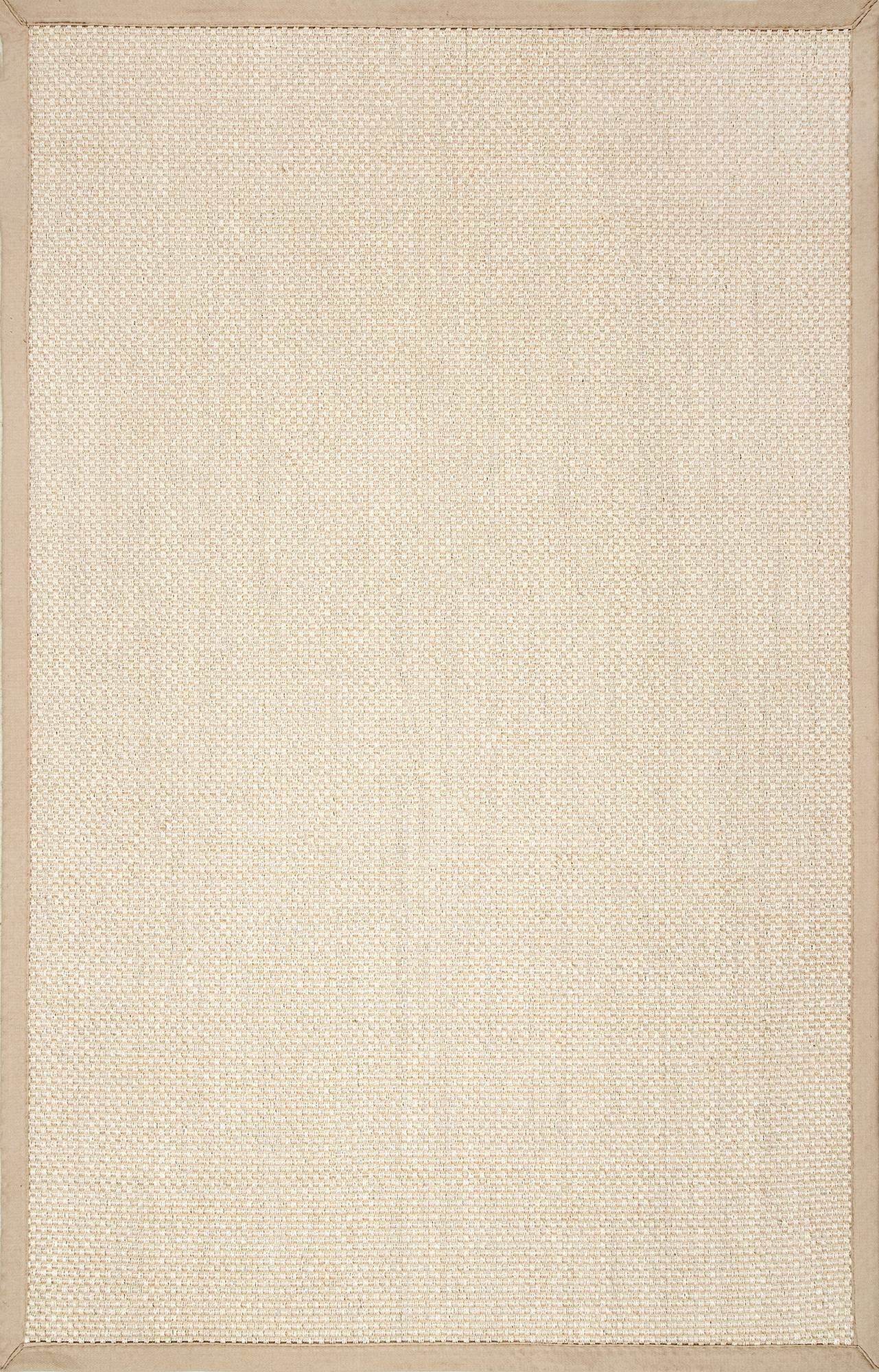 Arvin Olano Proper Sisal and Wool Area Rug, 6x9, Chino