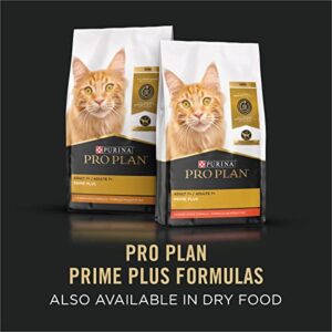 Purina Pro Plan Grain Free Senior Wet Cat Food Pate, SENIOR Adult 7+ Prime Plus Chicken Entree - (Pack of 24) 3 oz. Pull-Top Cans