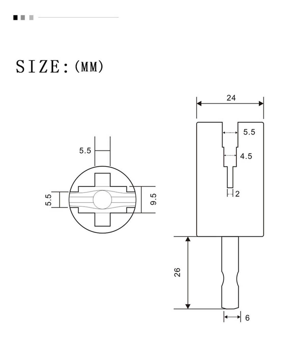 Hexagonal Drill Bit Tuning Peg Winder For Electric Acoustic Guitar Bass String Change Maintenance, Attaches to Power Screwdriver or Power Drill