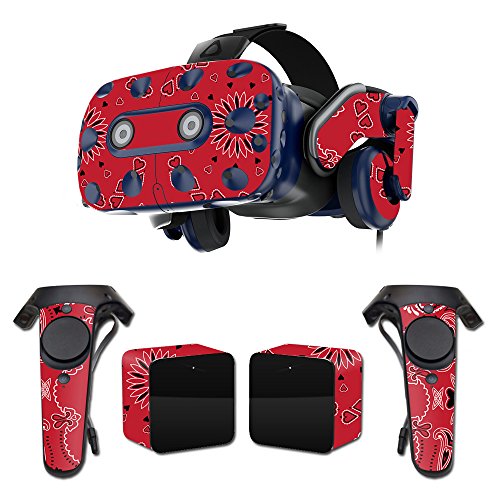 MightySkins Skin Compatible with HTC Vive Pro VR Headset - Bandana | Protective, Durable, and Unique Vinyl Decal wrap Cover | Easy to Apply, Remove, and Change Styles | Made in The USA