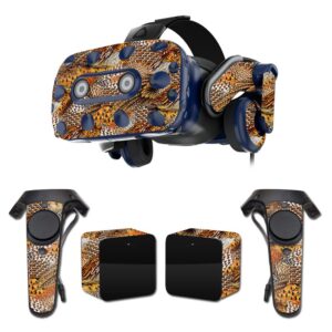 MightySkins Skin Compatible with HTC Vive Pro VR Headset - Pheasant Feathers | Protective, Durable, and Unique Vinyl Decal wrap Cover | Easy to Apply, Remove, and Change Styles | Made in The USA