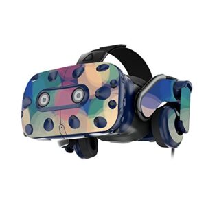 mightyskins skin compatible with htc vive pro vr headset - focus | protective, durable, and unique vinyl decal wrap cover | easy to apply, remove, and change styles | made in the usa