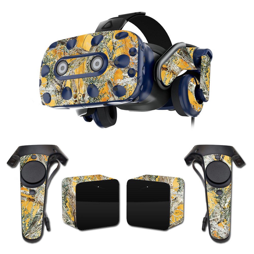 MightySkins Skin Compatible with HTC Vive Pro VR Headset - Mc2 Blaze | Protective, Durable, and Unique Vinyl Decal wrap Cover | Easy to Apply, Remove, and Change Styles | Made in The USA