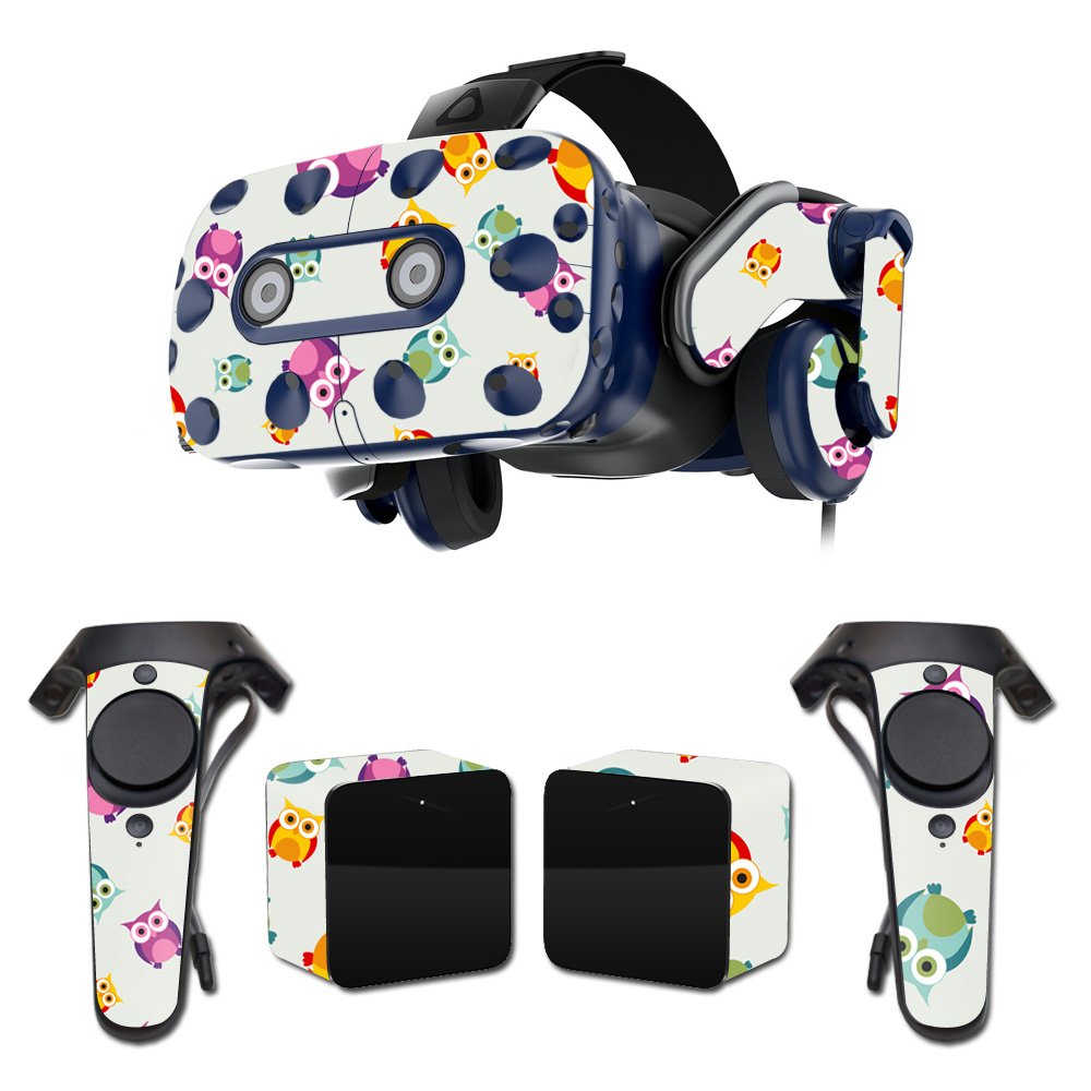 MightySkins Skin Compatible with HTC Vive Pro VR Headset - Owls | Protective, Durable, and Unique Vinyl Decal wrap Cover | Easy to Apply, Remove, and Change Styles | Made in The USA