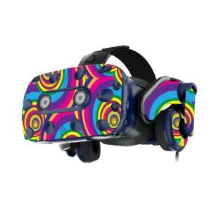 MightySkins Skin Compatible with HTC Vive Pro VR Headset - Groovy 60s | Protective, Durable, and Unique Vinyl Decal wrap Cover | Easy to Apply, Remove, and Change Styles | Made in The USA