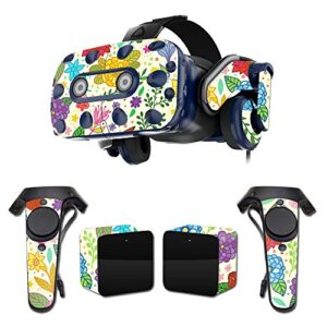 MightySkins Skin Compatible with HTC Vive Pro VR Headset - Flower Garden | Protective, Durable, and Unique Vinyl Decal wrap Cover | Easy to Apply, Remove, and Change Styles | Made in The USA