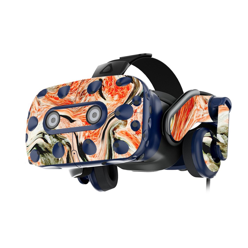 MightySkins Skin Compatible with HTC Vive Pro VR Headset - Marble Madness | Protective, Durable, and Unique Vinyl Decal wrap Cover | Easy to Apply, Remove, and Change Styles | Made in The USA