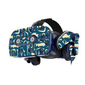 MightySkins Skin Compatible with HTC Vive Pro VR Headset - Deco Fish | Protective, Durable, and Unique Vinyl Decal wrap Cover | Easy to Apply, Remove, and Change Styles | Made in The USA