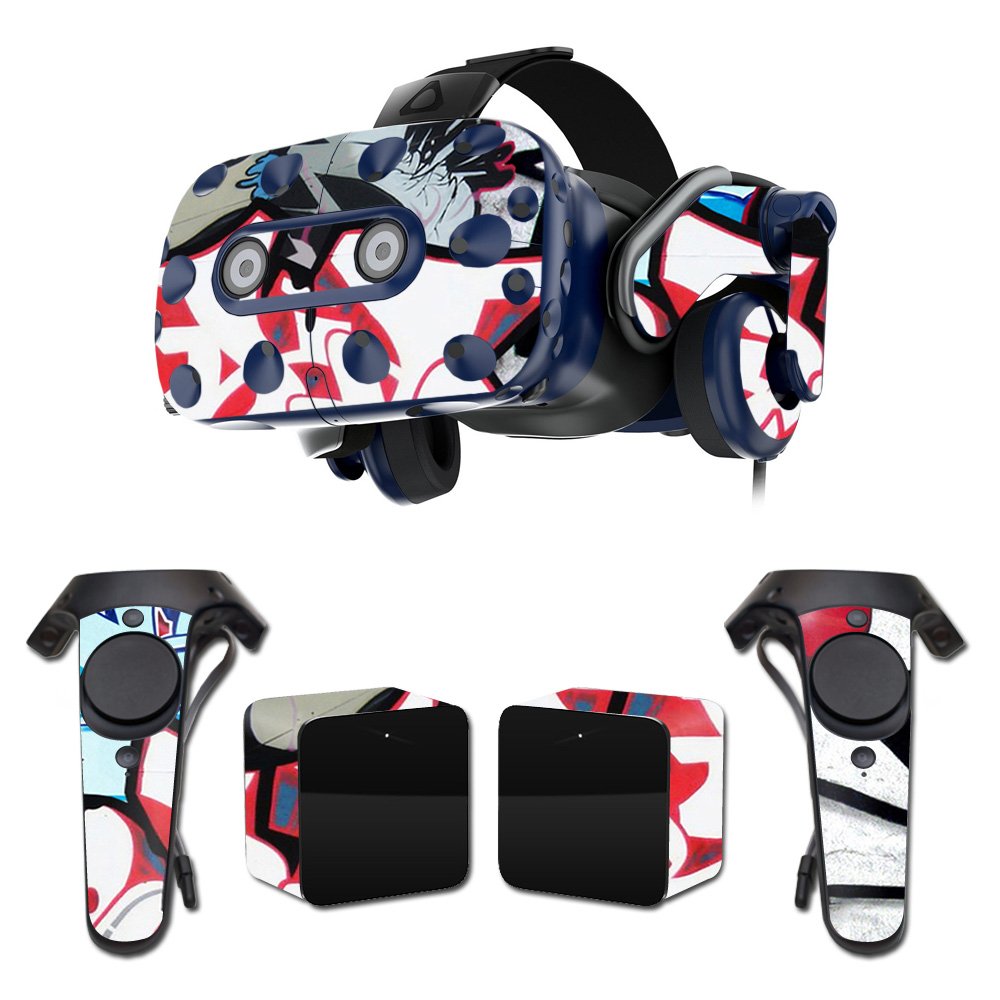 MightySkins Skin Compatible with HTC Vive Pro VR Headset - Graffiti Mash Up | Protective, Durable, and Unique Vinyl Decal wrap Cover | Easy to Apply, Remove, and Change Styles | Made in The USA