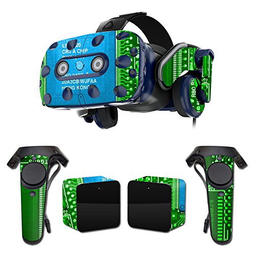 MightySkins Skin Compatible with HTC Vive Pro VR Headset - Circuit Board | Protective, Durable, and Unique Vinyl Decal wrap Cover | Easy to Apply, Remove, and Change Styles | Made in The USA