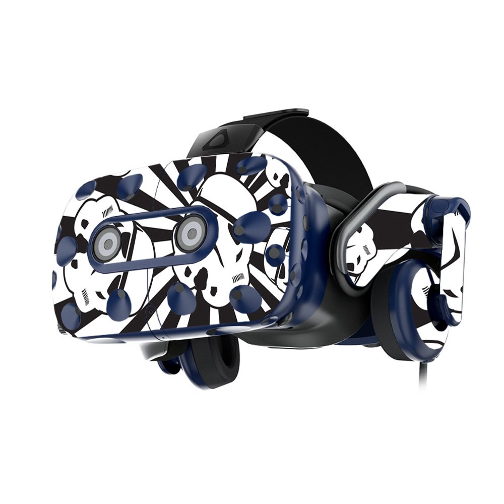 MightySkins Skin Compatible with HTC Vive Pro VR Headset - Trooper Storm | Protective, Durable, and Unique Vinyl Decal wrap Cover | Easy to Apply, Remove, and Change Styles | Made in The USA