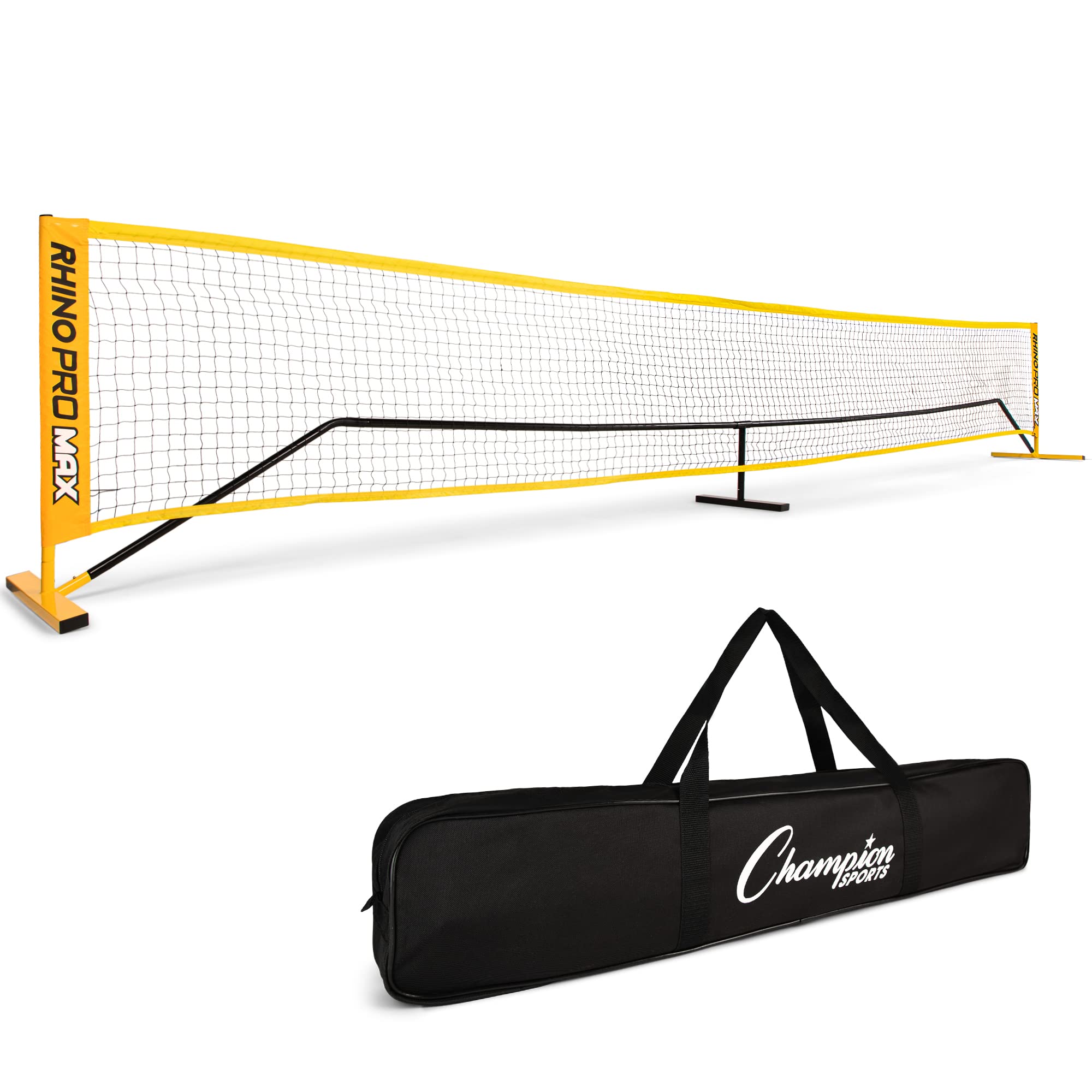 Champion Sports Adjustable Sport Net: Portable Sport Game Net for Volleyball, Tennis, Pickleball, and Badminton - Multiple Widths