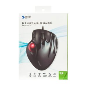 Wired Laser Trackball, Black MA-TB44BKN