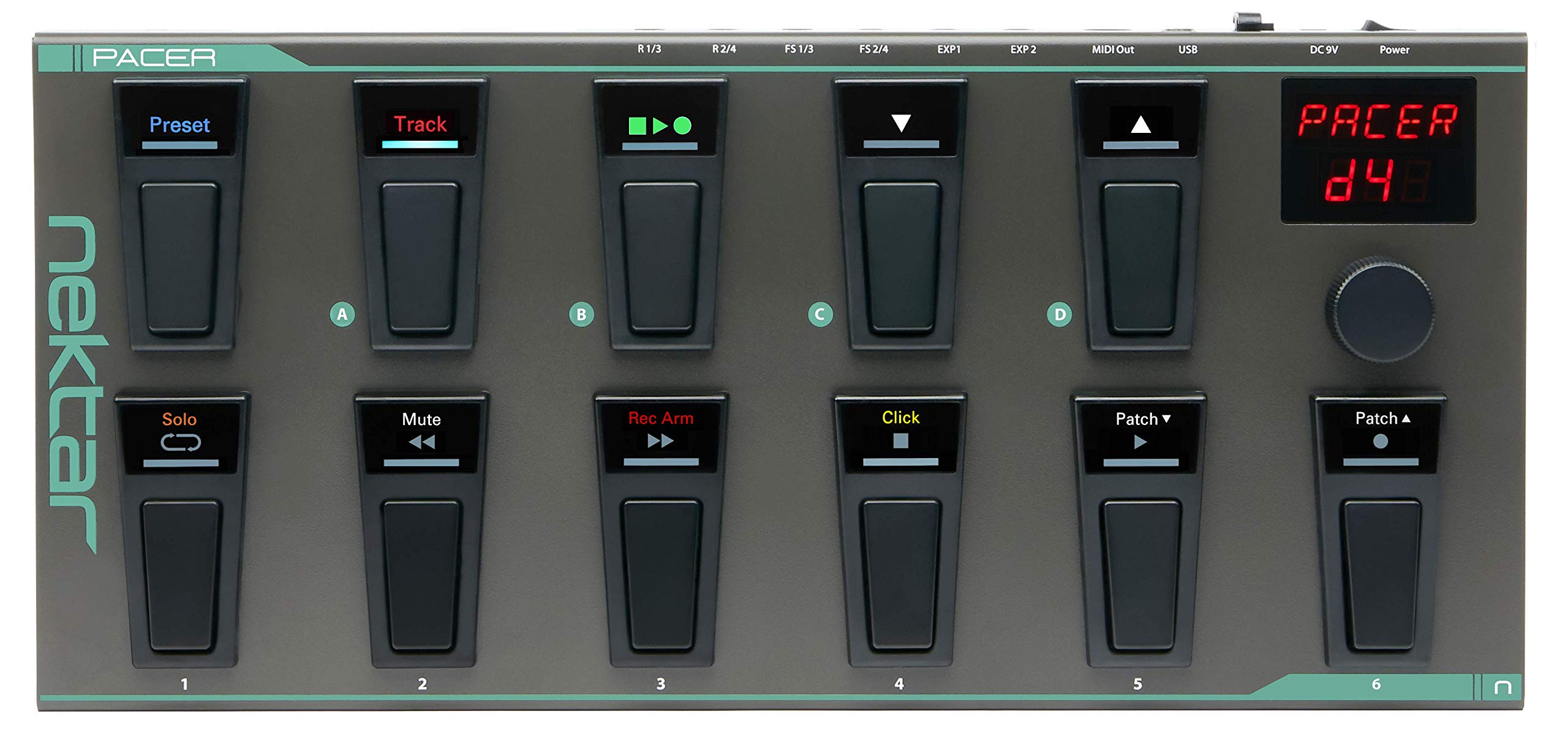 Nektar Pacer MIDI DAW Footswitch Controller