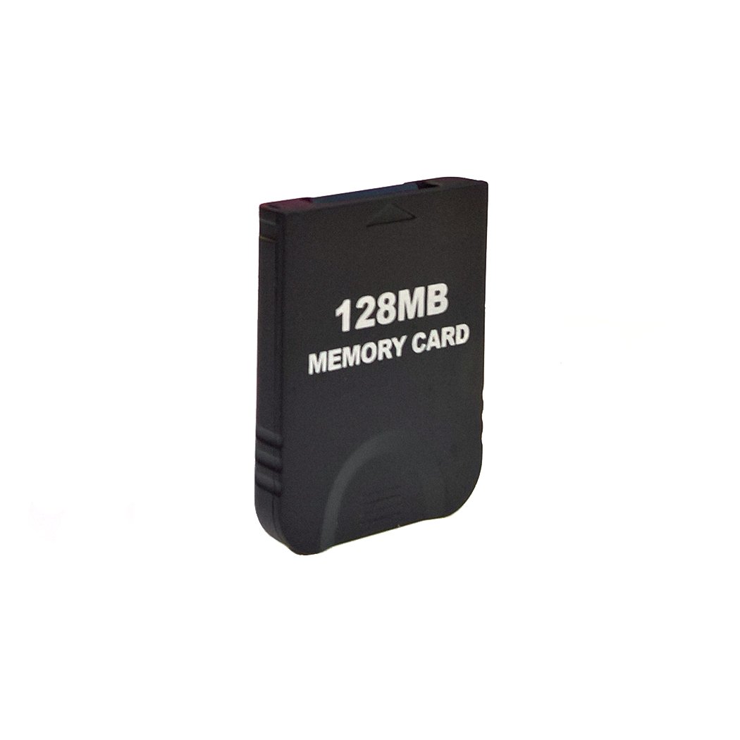 Black 128MB Gaming Memory Card Compatible Wii and Gamecube