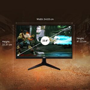 Acer Nitro VG240Y bmiix 23.8" Full HD (1920 x 1080) IPS Monitor with AMD Radeon FREESYNC Technology - 1ms VRB | 75Hz Refresh | (2 HDMI Ports & 1 VGA),Black