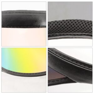 Women Sun Visors Hologram Wide Brim Thicker Sweatband UV Protective Sportswear Visors Sunhat