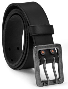 timberland pro men's 42mm double prong leather belt