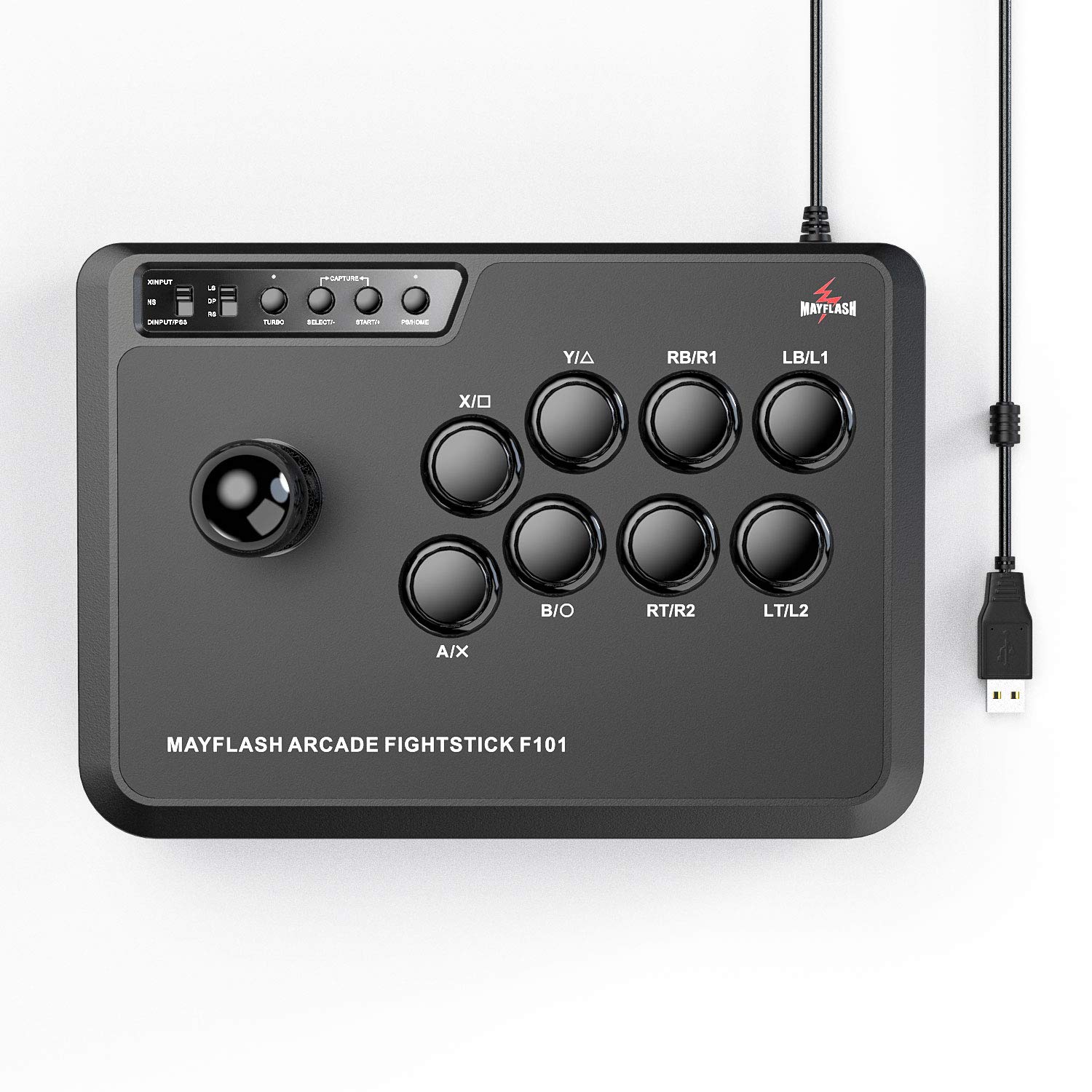 MAYFLASH ARCADE STICK F101 for Nintendo Switch/PC/PS3/Android/Neogeo mini/SEGA MEGA Drive mini/SEGA GENESIS mini