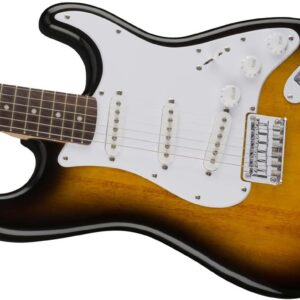 Squier Bullet Stratocaster HT SSS Electric Guitar, with 2-Year Warranty, Brown Sunburst, Laurel Fingerboard