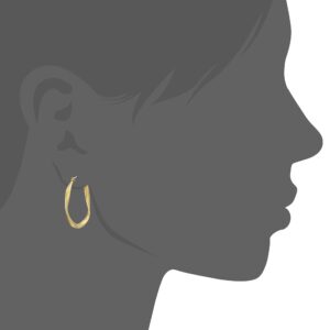 Lucky Brand Twist Hoop Earrings, Gold, One Size