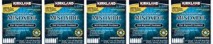 kirkland minoxidil 5 percentage extra strength hair loss regrowth treatment men, 5 pack (6 months supply)