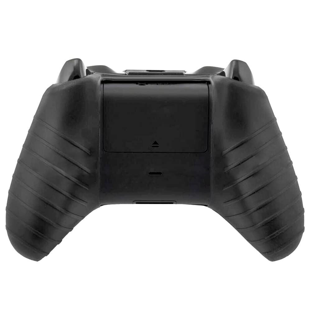 OSTENT Soft Protector Silicone Skin Case Cover Pouch for Microsoft Xbox One Controller - Color Black