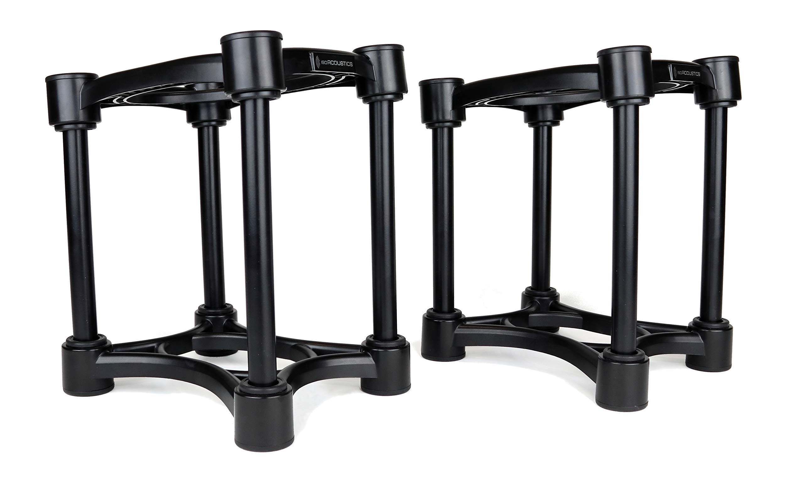 IsoAcoustics Iso-Stand Series Speaker Isolation Stands with Height & Tilt Adjustment: Iso-155 (6.1” x 7.5”) Pair