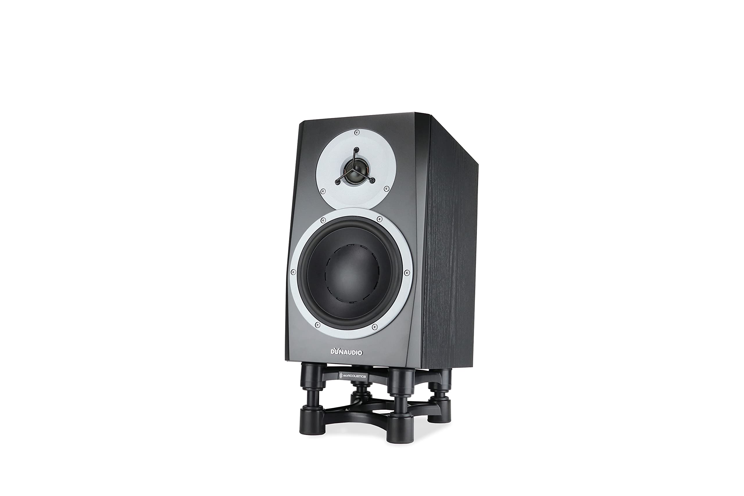 IsoAcoustics Iso-Stand Series Speaker Isolation Stands with Height & Tilt Adjustment: Iso-155 (6.1” x 7.5”) Pair