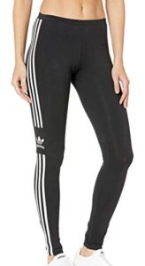 adidas originals womens loungewear trefoil tights athletic track pants, black, medium us