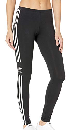 adidas Originals womens Loungewear Trefoil Tights athletic track pants, Black, Medium US