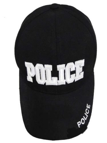 AES Police Baseball Cap Hat Ballcap Law Enforcement Hat Black