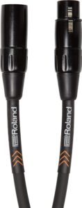 roland black series balanced microphone cable, rmc-b50, length: 50 ft /15 m