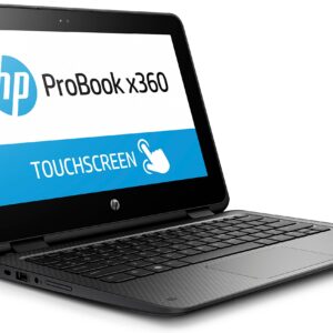 HP ProBook x360 11.6in G1 EE Notebook, LED HD Touchscreen, Intel Celeron N3350 Dual-Core 1.1GHz, 4GB DDR3, 64GB SSD eMMC, 802.11ac, Bluetooth 4.2, Win10Pro - 64Bit (Renewed)