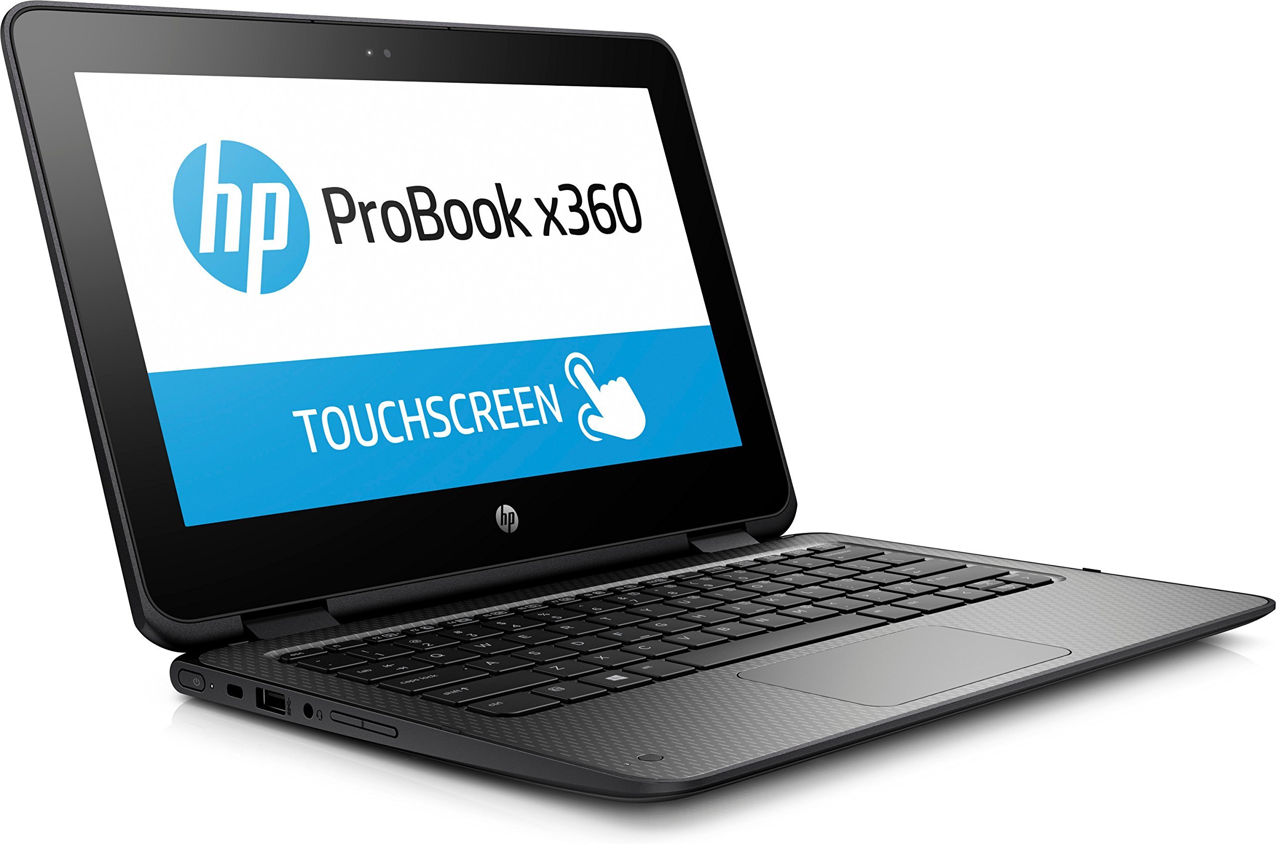 HP ProBook x360 11.6in G1 EE Notebook, LED HD Touchscreen, Intel Celeron N3350 Dual-Core 1.1GHz, 4GB DDR3, 64GB SSD eMMC, 802.11ac, Bluetooth 4.2, Win10Pro - 64Bit (Renewed)