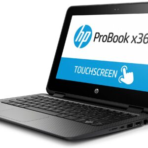 HP ProBook x360 11.6in G1 EE Notebook, LED HD Touchscreen, Intel Celeron N3350 Dual-Core 1.1GHz, 4GB DDR3, 64GB SSD eMMC, 802.11ac, Bluetooth 4.2, Win10Pro - 64Bit (Renewed)