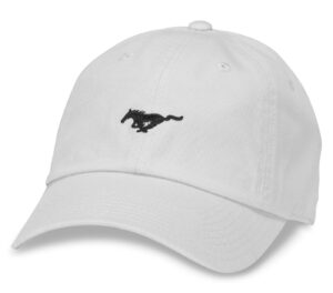 american needle micro slouch ford mustang adjustable hat (white)