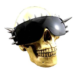 punkman2000 Cool Rock Punk Spike Sunglasses Metal Studded Moto Biker Glasses Black