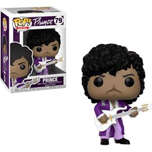 funko pop rocks: prince - purple rain collectible figure, multicolor